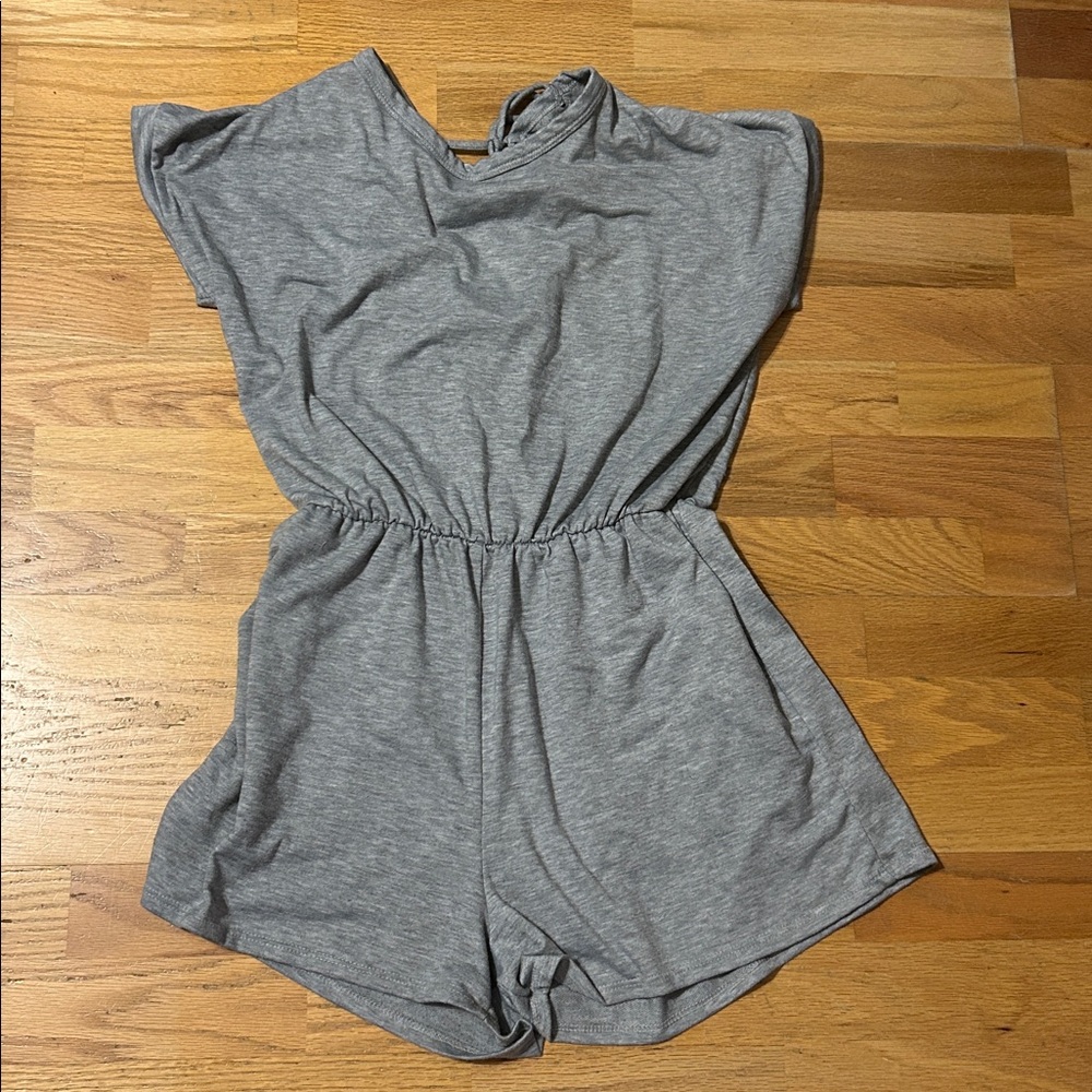 Gray Women's Romper